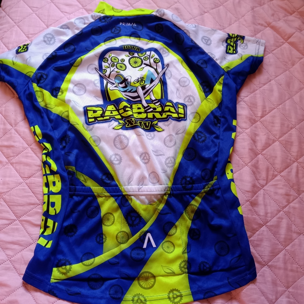 Women Ragbrai cycle top M/L